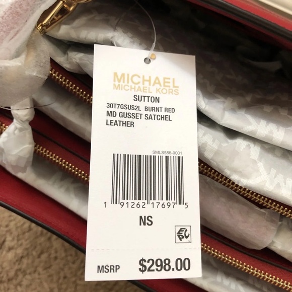 Michael Kors Medium Gusset Satchel - Picture 7 of 8